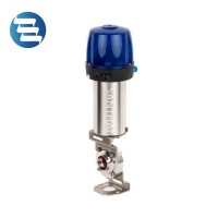 Hygienic Dairy C-TOP Pneumatic Actuator Butterfly Valve