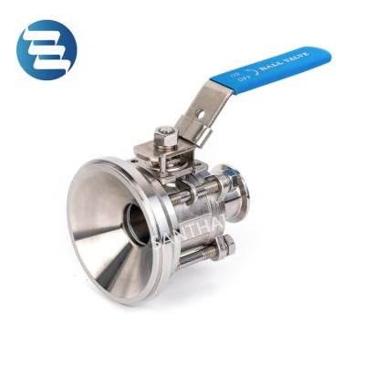 3A Certificate High Plat-form Stainless Steel Ball Type Tank Bottom Valve