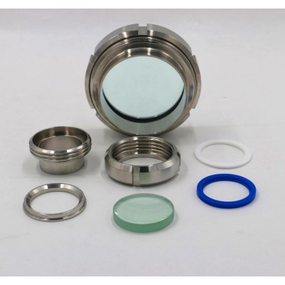 Stainless Steel Union Type Round Sight Glass