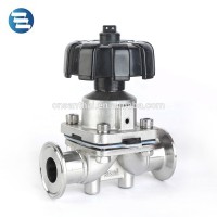 DIN Food Grade SS316L Stainless Steel EPDM+PTFE Sanitary Clamp Diaphragm Valve