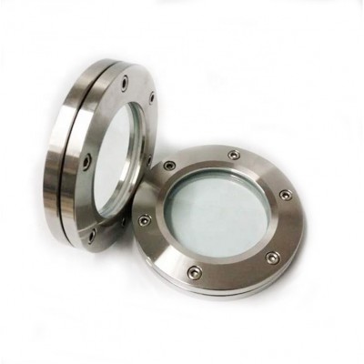 Santhai SS304/316 Stainless Steel Sanitary Food Grade Flanged Sight Glass for tank and vessel