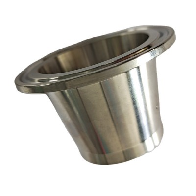 3A,DIN,,ISO SMS Food grade Sanitary Stainless Steel SS304/SS316L Weld Concentric Reducer with one side clamp end,one side  weld